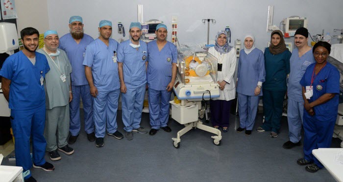 فريق طبي سعودي ينقذ حياة جنين  عاني  من تشوه  خلقي في مجرى التنفس 